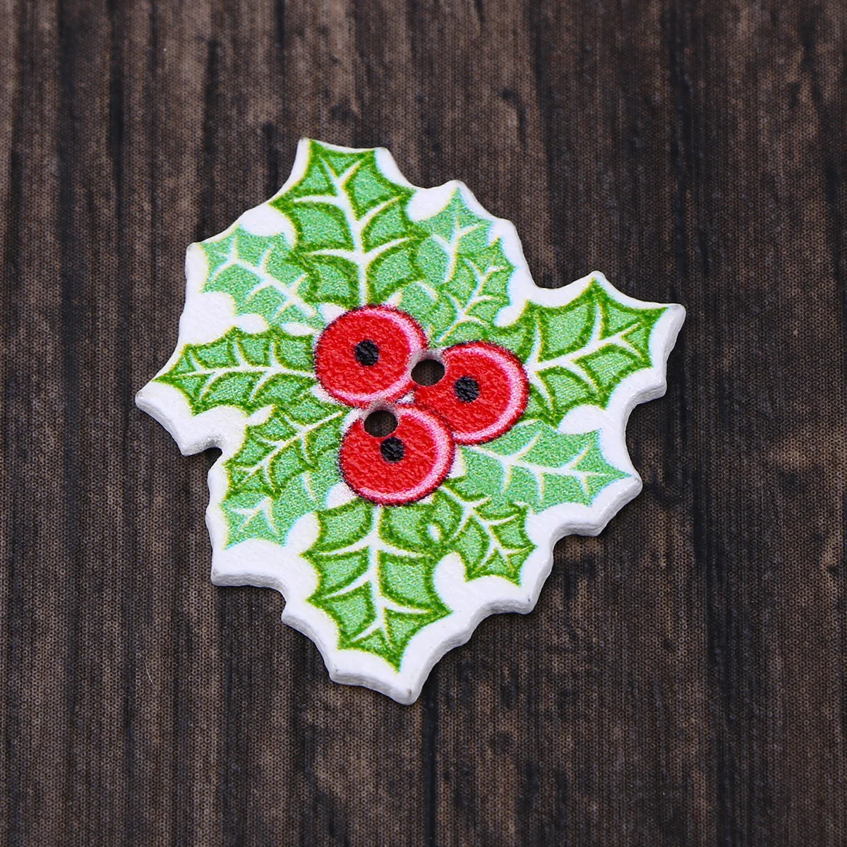

Buttons Christmas Crafts Wooden Pattern Hat Shapeart Embellishments Colorful Cartoon Diy