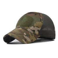 skull camouflage mens baseball caps summer outdoor breathable adjustable velcro menwomen mesh caps cotton black hip hop hat