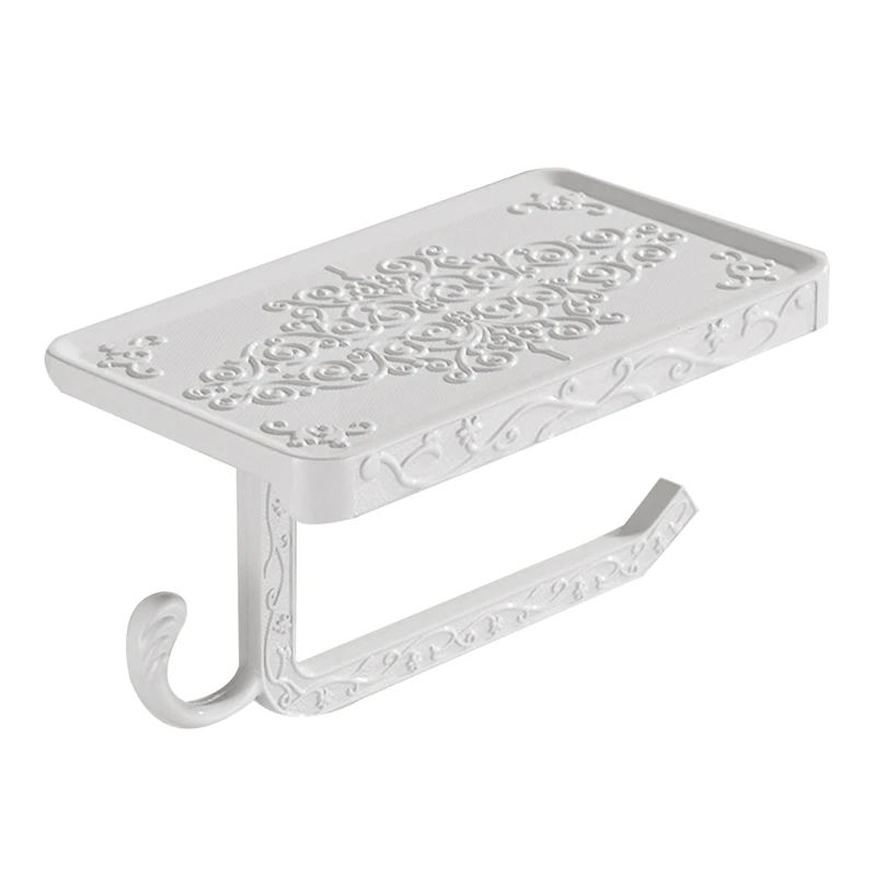 

Настенный держатель для туалетной бумаги с держателем для телефона