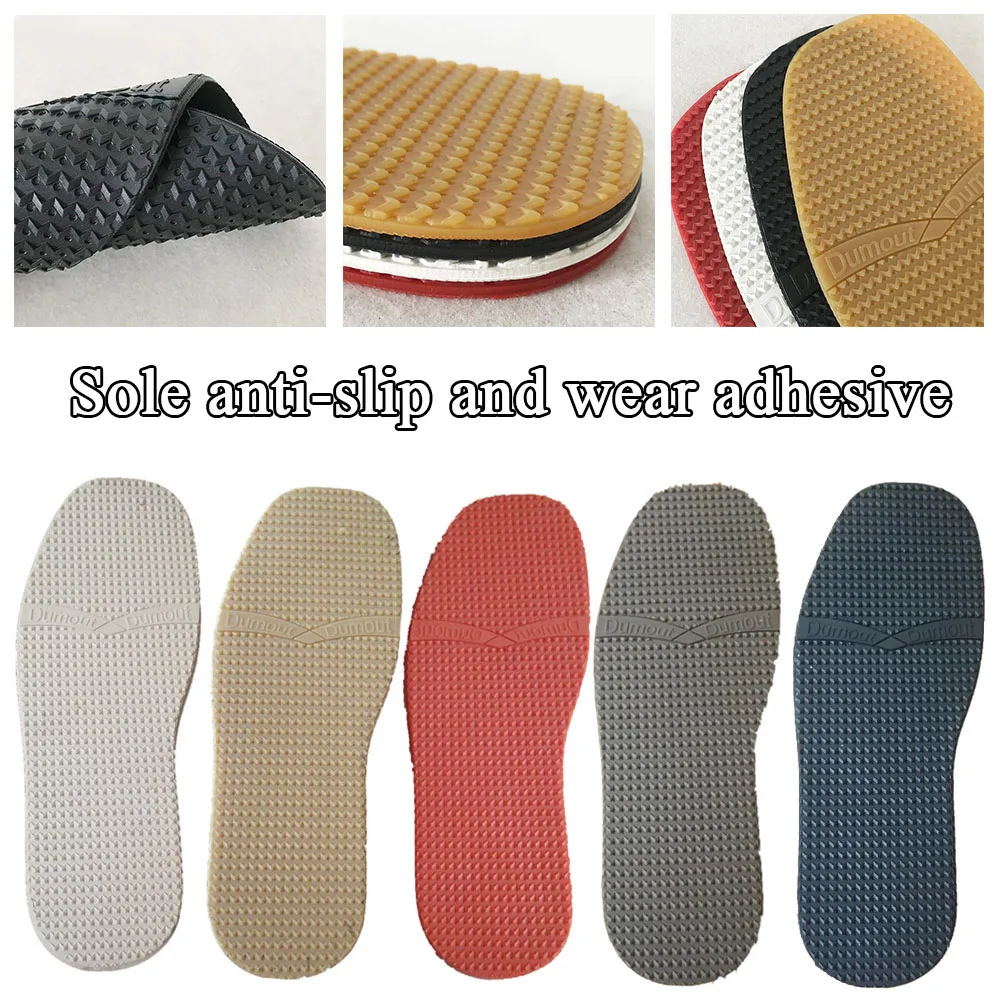

Shoes Mat Stickers Rubber Shoe Pieces Non-Slip Wear-Resistant Self-Adhesive Sole Protector Repair Materials Thick Soles Pads
