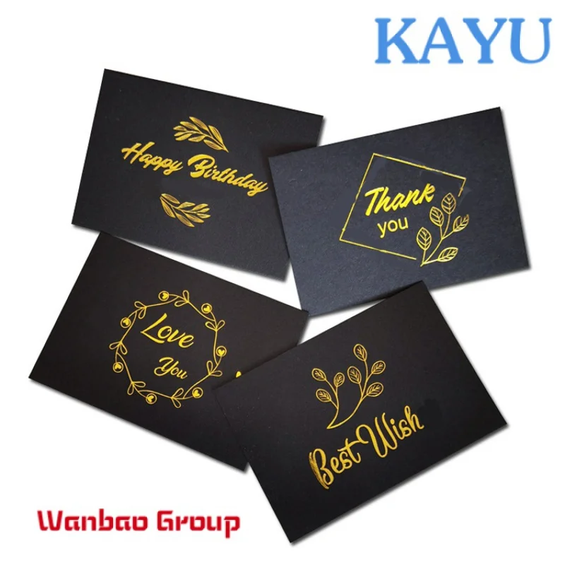 

Wholesale Custom Logos Luxury Thank You Card For Small Business Personal Design Printing