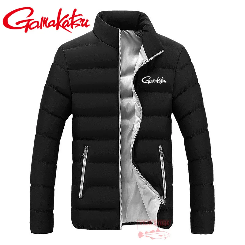 

Новый Gamakatsu осень-зима утолщенные теплые рыболовные пуховики Новинка Мужская Уличная походная куртка повседневное легкое портативное паль...