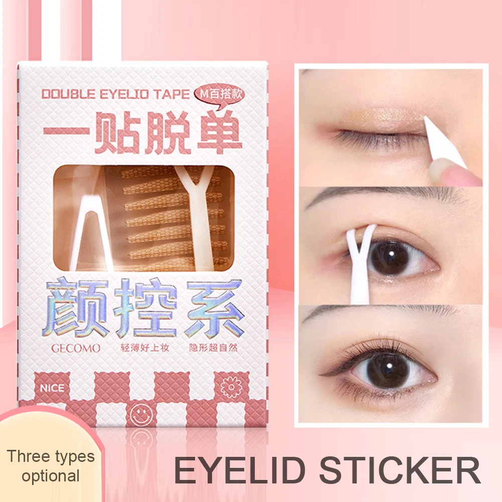 

HEALLOR 90 шт. невидимые наклейки для век кружевные полоски для подтяжки глаз водостойкая двойная лента для век складные самоклеящиеся наклейки для макияжа