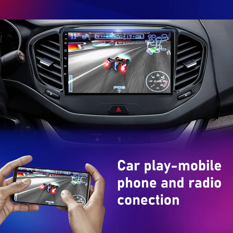 Автомагнитола для LADA Vesta Cross Sport 2015-2019 Android 11 мультимедийный проигрыватель 2din