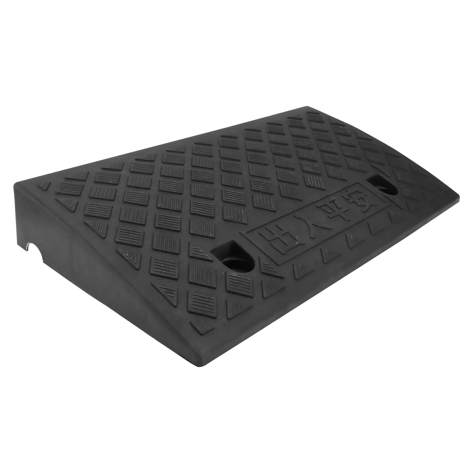 

1pc Wheelchair Ramps Portable Threshold Ramp Loading Dock Ramp Rubber Step Ramp Wheelchair Ramp Step Ramp Wedge