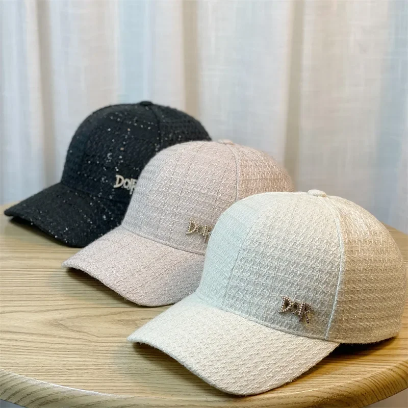 

Winter Women hats luxury Designer hat kpop Keep Warm Baseball Cap Mesh Women caps hip hop hat Gorro Sunhats Chapeu feminino