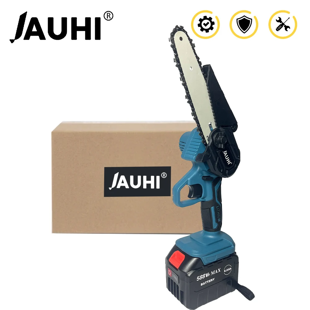 JAUHI 6-дюймовая цепная пила аккумуляторная электрическая для Makita аккумулятор 18 В