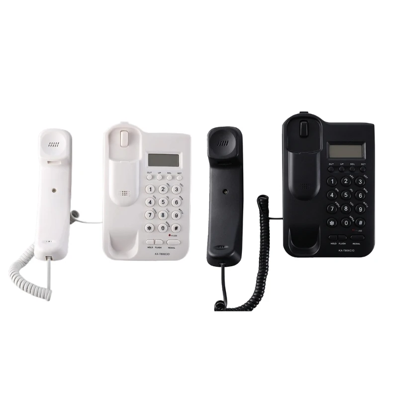 69HA Corded Phone with Caller ID Display Wired Classical Landline Phone Desktop Wired