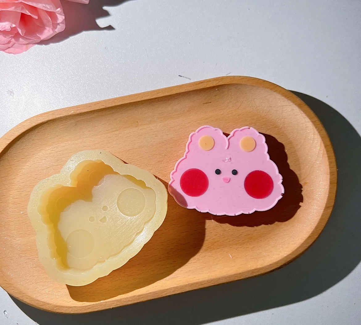 Wsy-306 симпатичный медведь зыбучий песок форма для шейкера из смолы