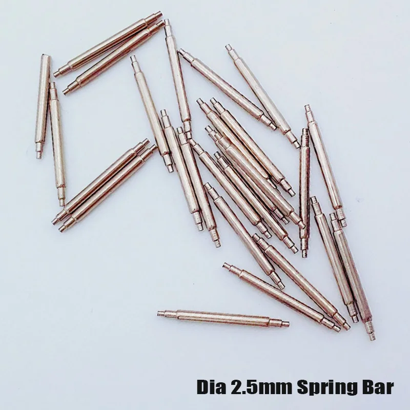 

4/10PCS 2.5mm Fat Spring Bar 20mm 22mm Watch Band Link Pins fits SKX007 SKX009 SRPD Tuna Diving Watch 316L Stainless Steel Links