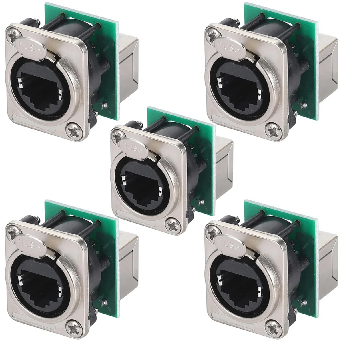 Разъем для шасси Ethercon Rj45 разъем крепления на панели D-N8FDP RJ45 вертикального монтажа