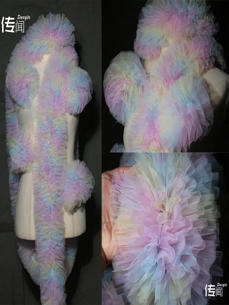 Кружевной аксессуар ткань занавеска фон пушистая юбка подол декоративная одежда