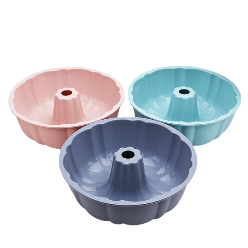 

Silicone Cake Mold Baking Pan Round Mousse Moulds Large Bakeware Tray Maker 25.2cm*8.7cm