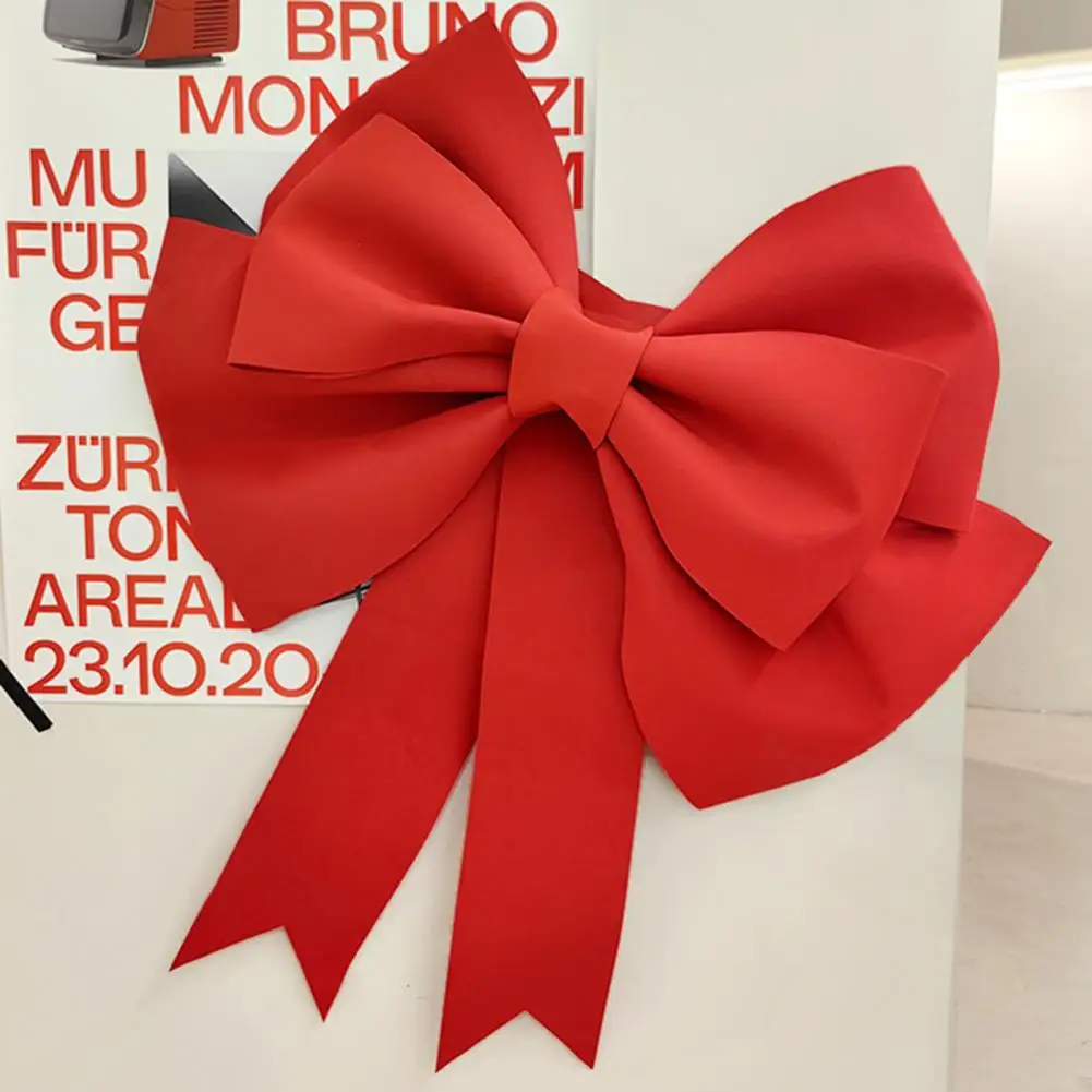 Праздничное украшение с бантом праздничное рождественское большим для дерева