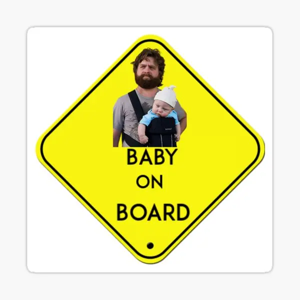 

Warning There Is Baby In The Car Sticker Auto Label 18cm MD85
