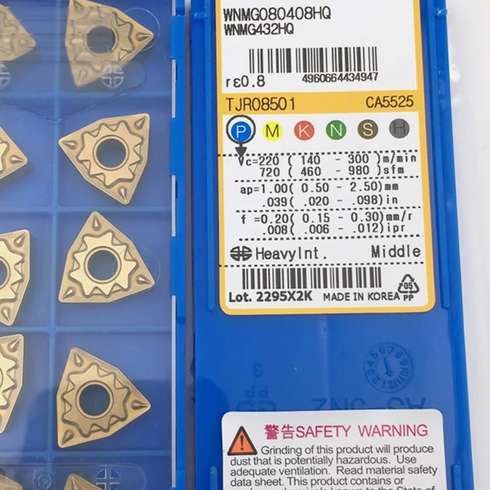 WNMG Новые ножевые биты Оригинальные токарные пластины для машины 080408 HQ CA5525