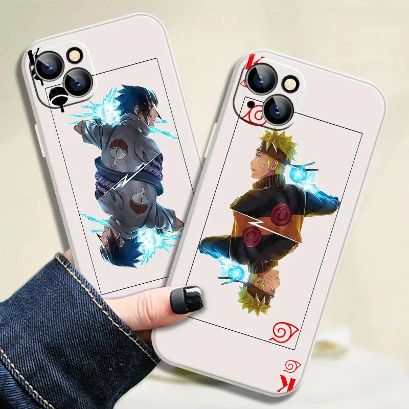 

Naruto Poker Phone Case For Case iPhone 11 Pro Max 6 6s 11 12 13 Max Pro Mini SE 2020 Xr 7 7P 8 Plus X Xs Ka8m Bumper Painted