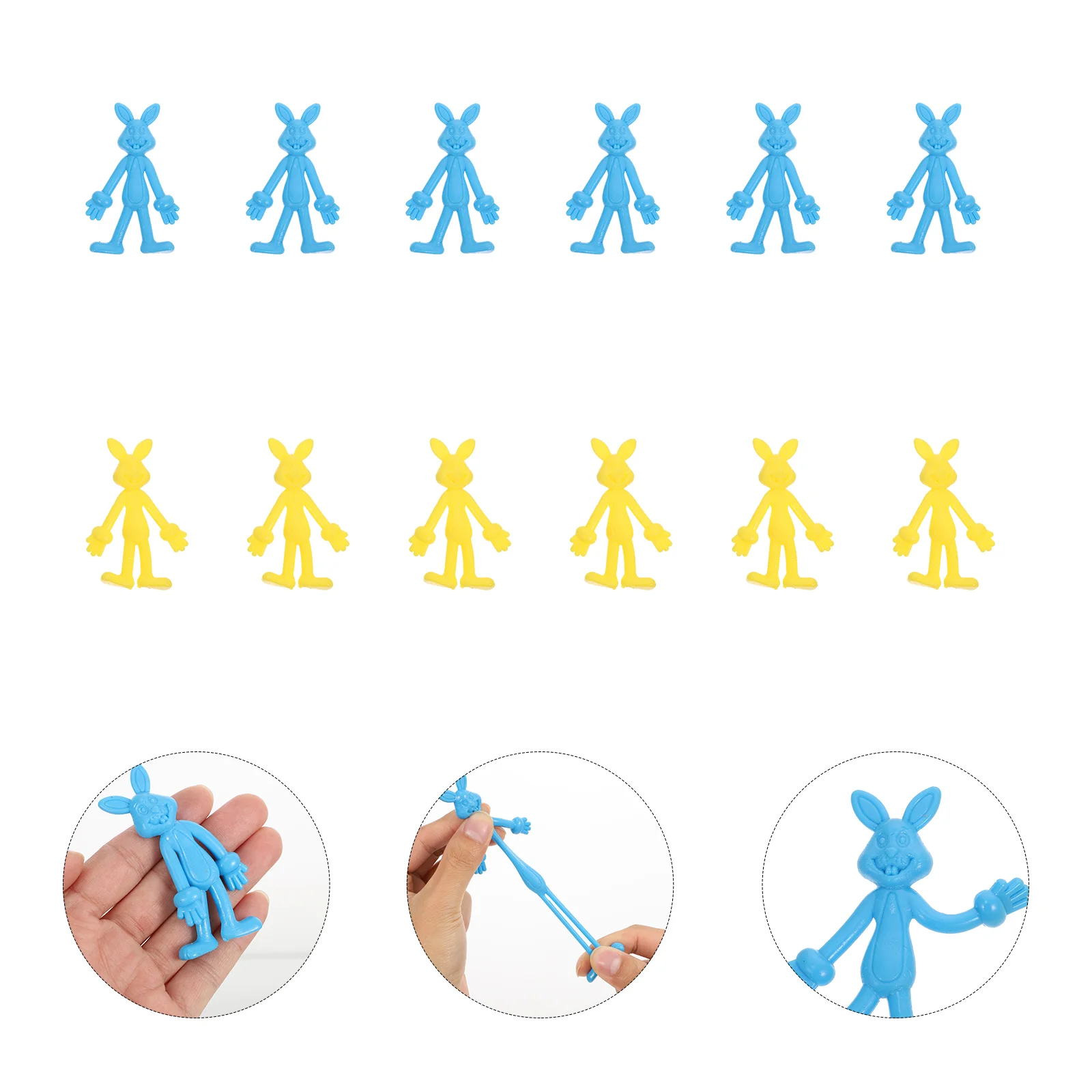 

12 шт., мягкие игрушки-кролики для детей