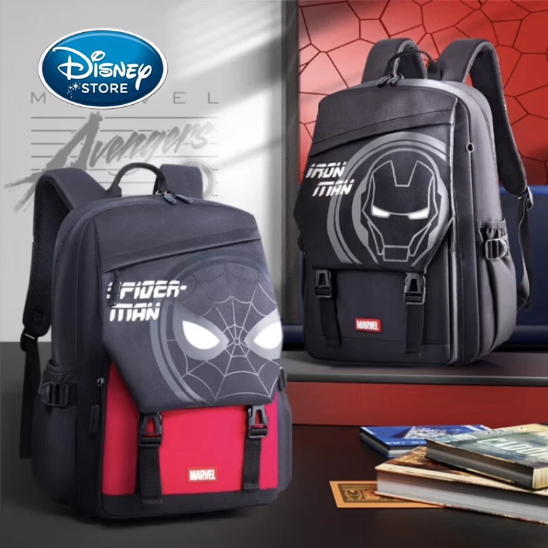 

Холщовый Рюкзак с принтом «Человек-паук», для мальчиков