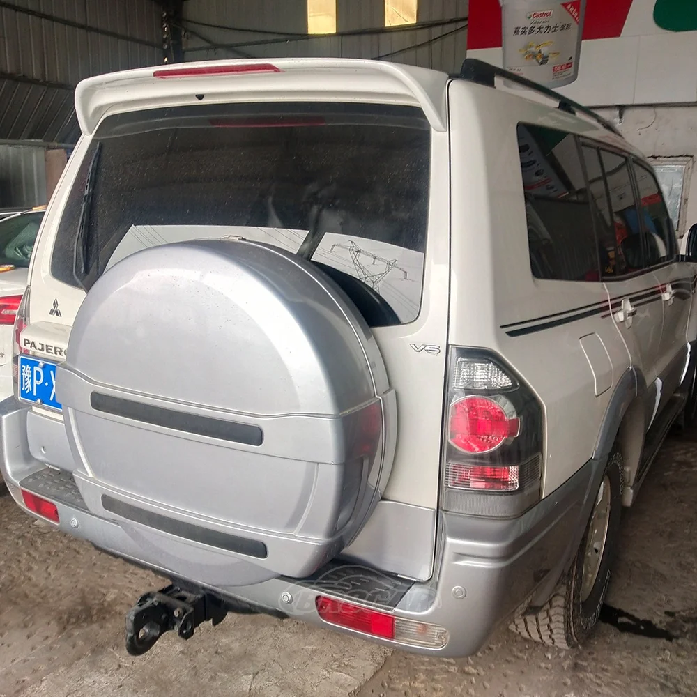 

Новый дизайн для Mitsubishi Pajero V73 спойлер с подсветкой от 2004 до 2015 АБС-пластик праймер цвет задний спойлер Стайлинг автомобиля