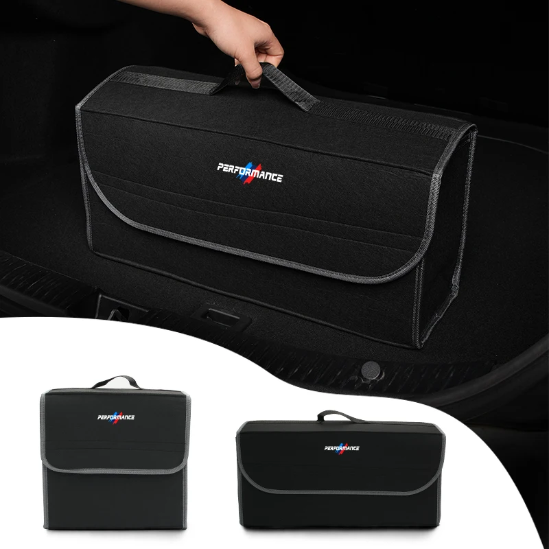 Car Trunk Storage Box Organizer Tools For BMW Power Performance M3 M5 E90 E60 E46 E39 F30 F10 E87 X3 X4 X5 X6 G30 G20