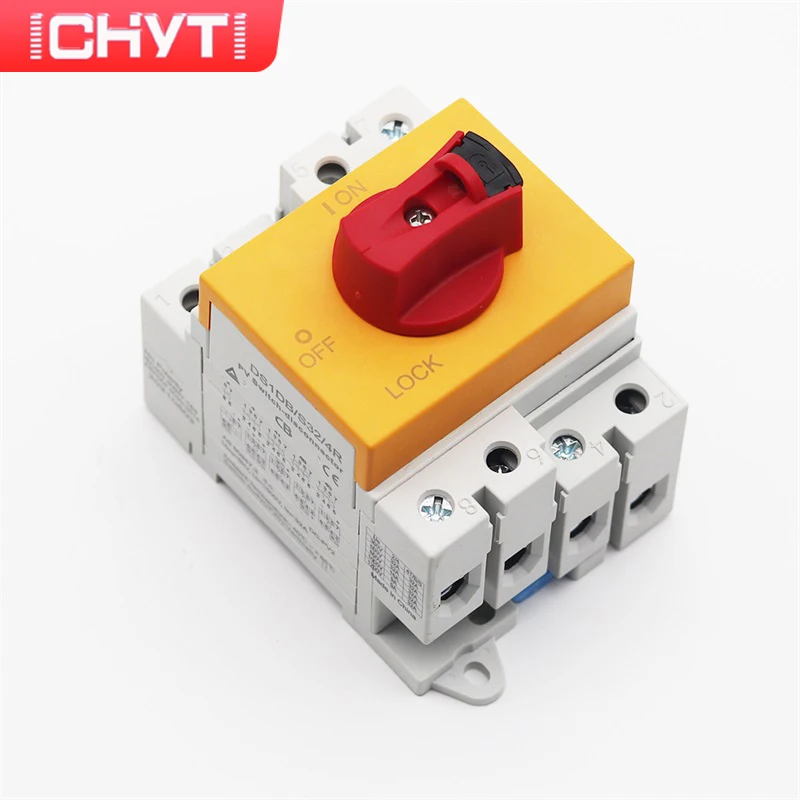 CHYT Бесплатная доставка DS1DB-S Разъединитель постоянного тока 4P 300 В 600 800 1000 1200 32A