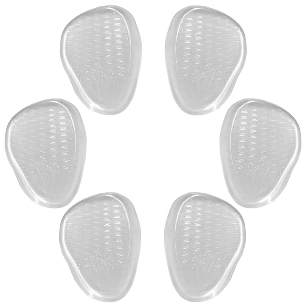 

3 Pairs Insole Heel Pads High Heels Forefoot Supplies Cushion Women Shoe Gel Shoes