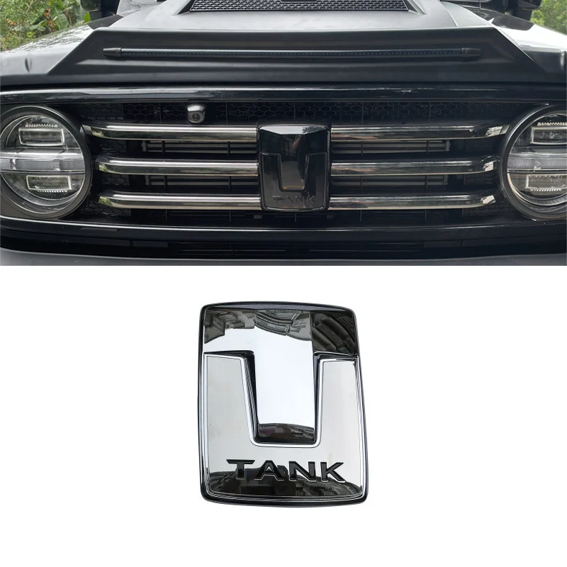 

Great Wall GWMTank 300 TANK 300 3D наклейка из АБС-пластика, передняя эмблема автомобиля, наклейки, черный значок, логотип, эмблема, крышка, Стайлинг автомобиля