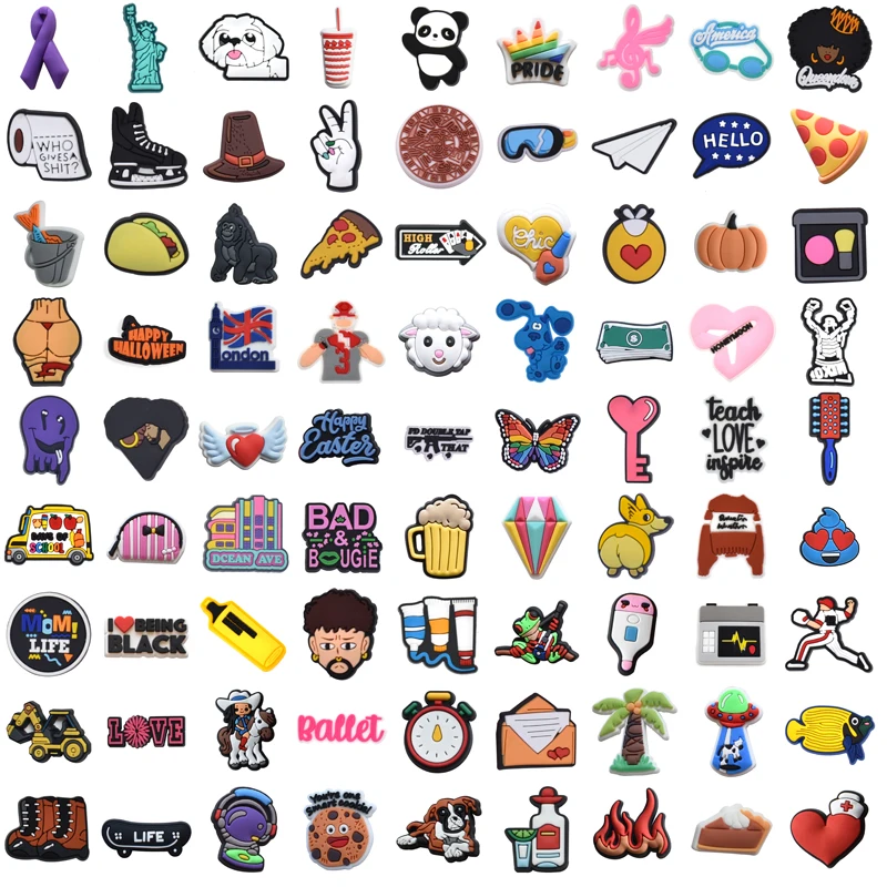 

Аксессуары для обуви, летние подвески для крокса, подвески для обуви, женские рождественские подарки, наборы джинсов для крокса, очаровател...