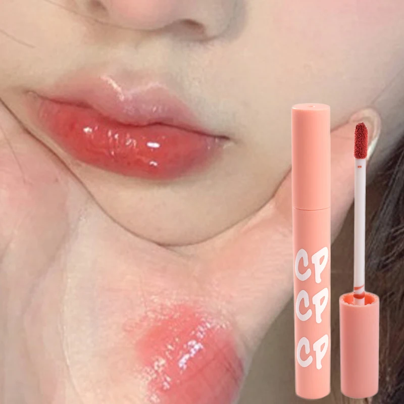 

Mirror Lipstick Matte Texture Lip Gloss Waterproof Sweat Resistant Long Lasting Lip Glaze Sexy Red Lip Makeup Lipgloss 6 Colors