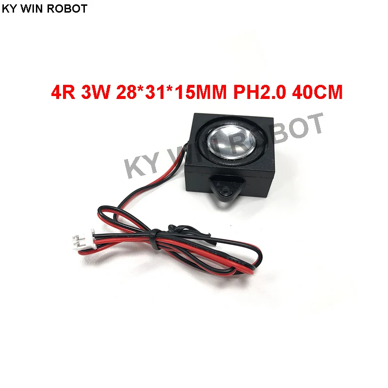

2 шт. новая электронная собака GPS навигация динамик пластина 4R 3 Вт 4ohm 3 Вт 2831 28*31*15 мм с 2,0 мм длина провода терминала 40 см