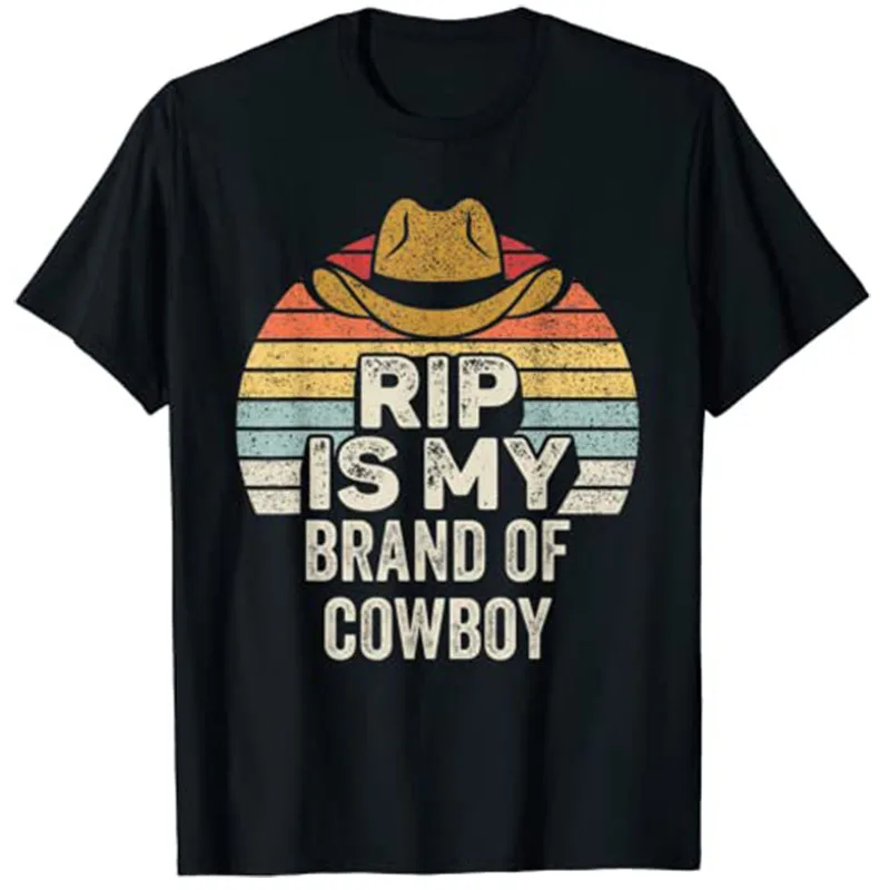 

Vintage Retro Rip Is My Brand of Cowboy T-Shirt