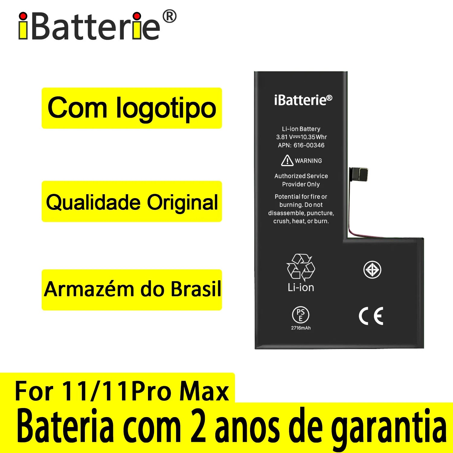 10pcs/lot iBatterie Original Quality For iphone 11 6s 7 8 Plus X XR XS MAX Replacement Bateria For iphone 11 12 Pro Max Battery