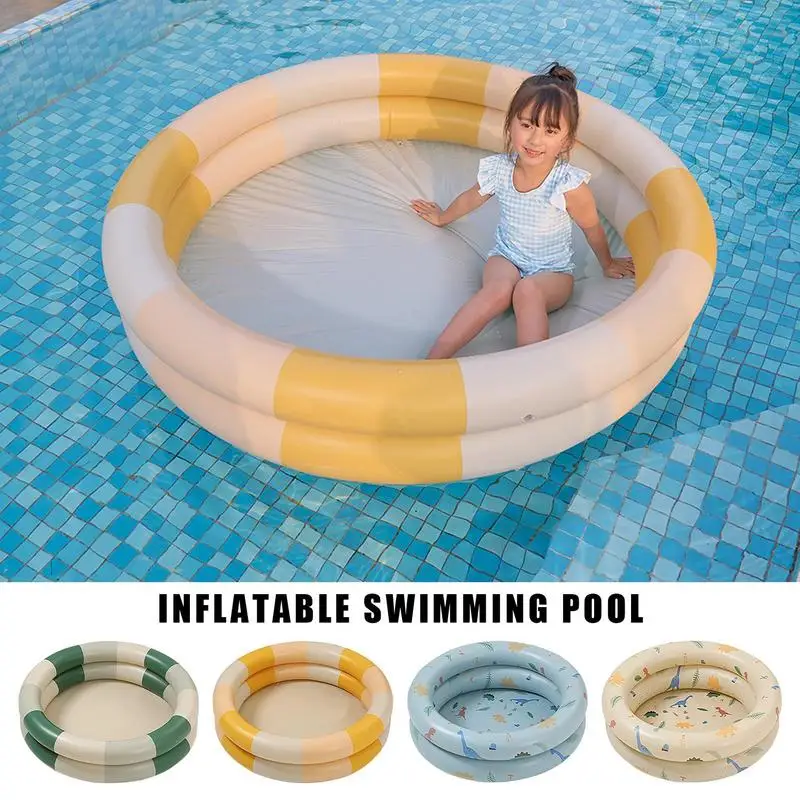 

Inflatable Swimming Pool Kids Toys Fashion Retro Thickened Ocean Balls Tent Toys Paddling Pool For Children Bathe Summer Toy