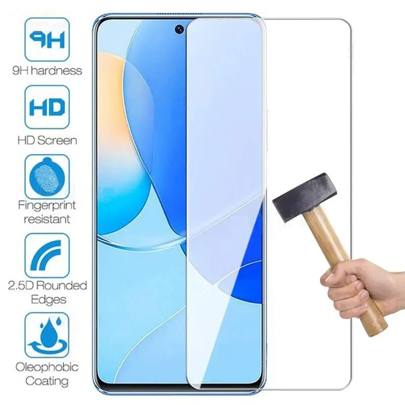 

9D Tempered Glass For Huawei P60 P50 P30 P40 Lite E P50E Screen Protector Nova 5 6 7 9 10 SE 5T 8i Y60 Y61 Y70 Plus Y90 Film