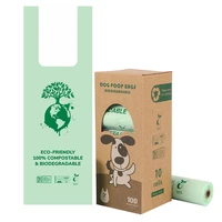5 10 rolls biodegradable dog poop bags eco friendly leak proof quality thick strong pet waste bags 50 100 pieces easy to tear