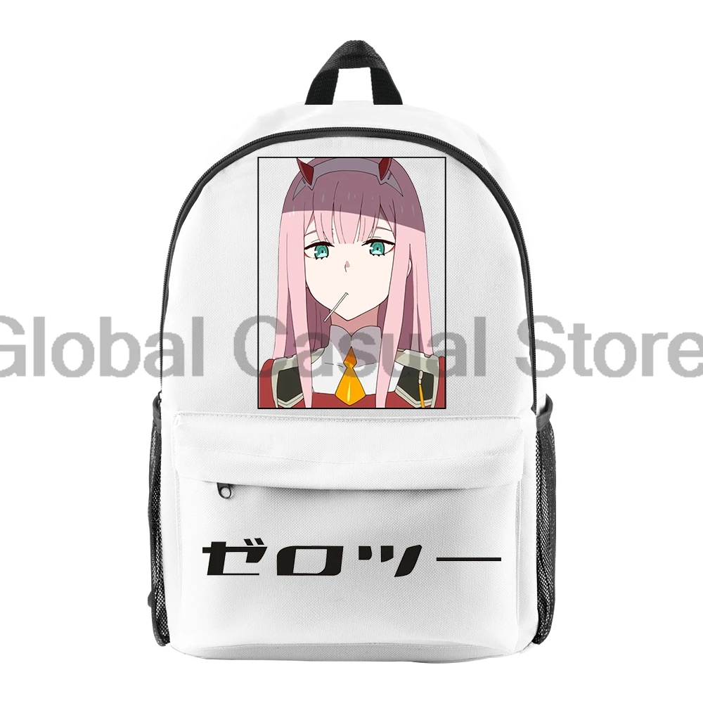 Женский и мужской рюкзак в стиле аниме Zero Two