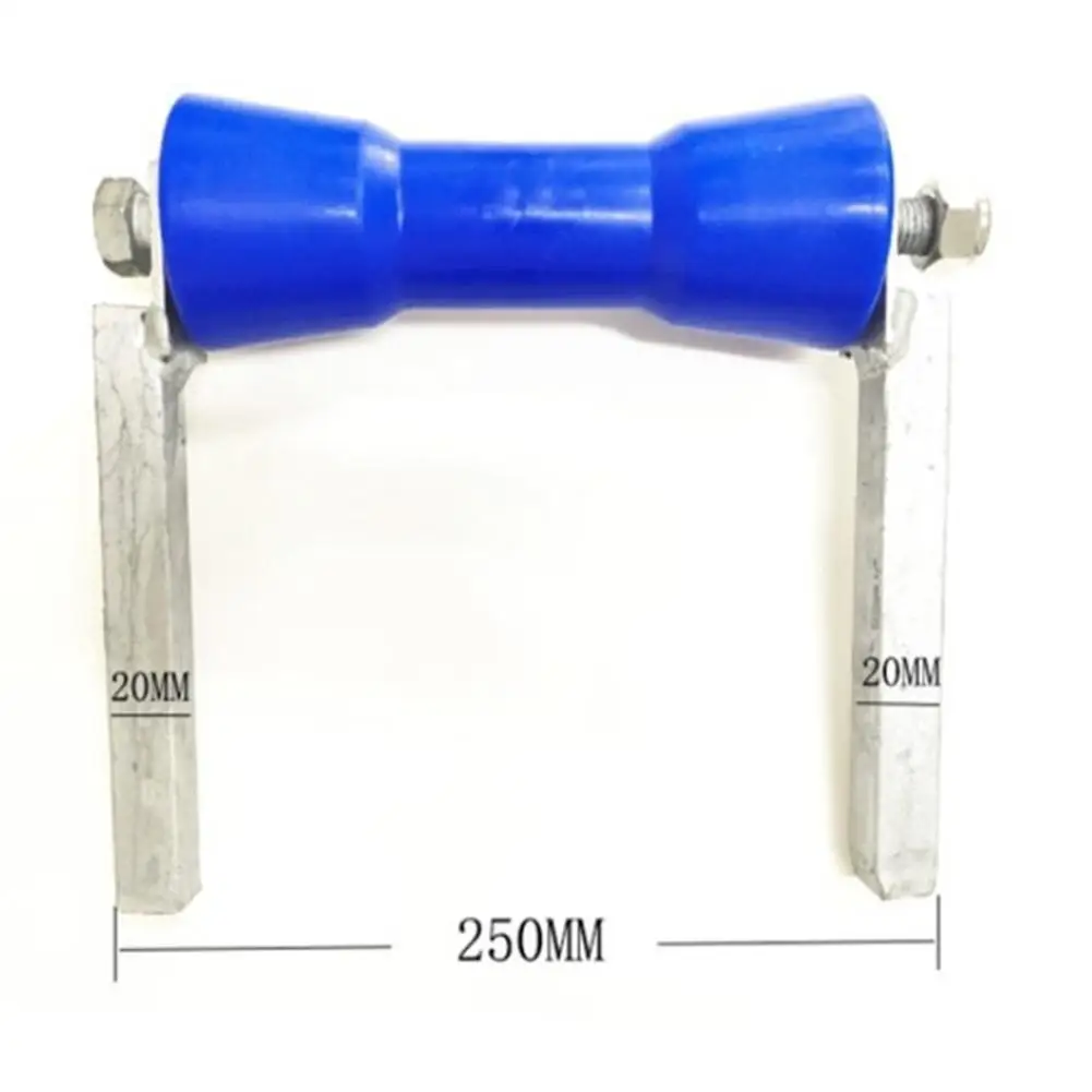 8-дюймовый синий Жесткий пластиковый ролик для лодки прицепа PE 200 мм аксессуары