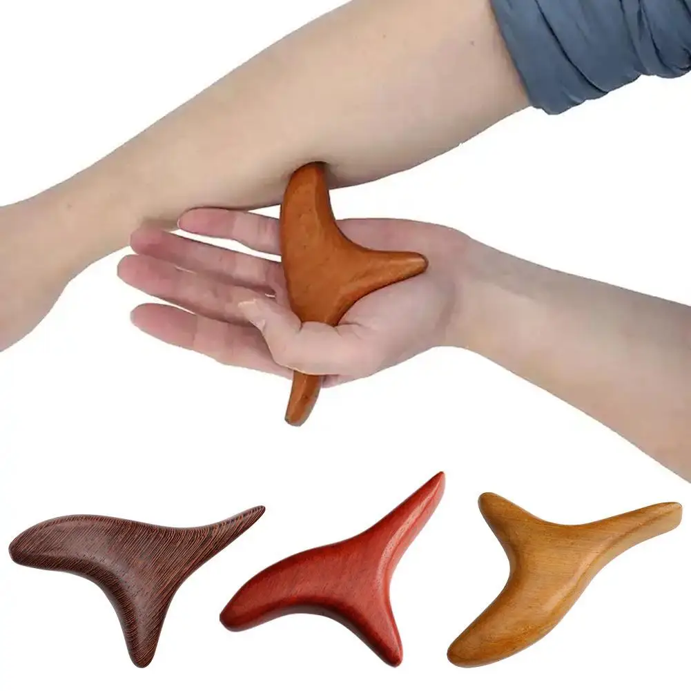 

Professional Wood Trigger Point Massage Tools Gua Sha Lymphatic Whole-Body Relieve Pain For Back Leg Hand Face