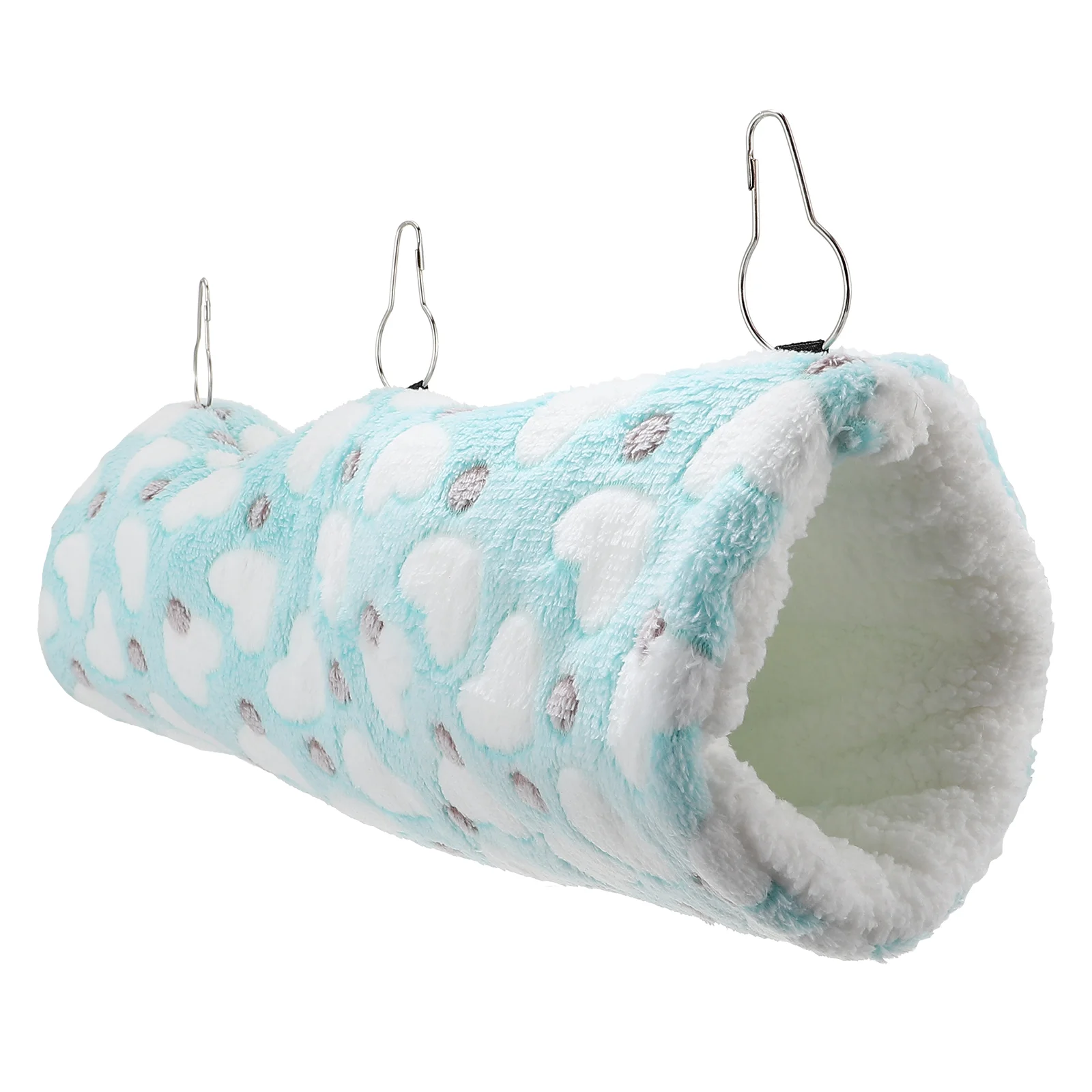 

1pc Small Animal Tunnel Plush Hamster Squirrel Winter Warm Sleeping Tunnel