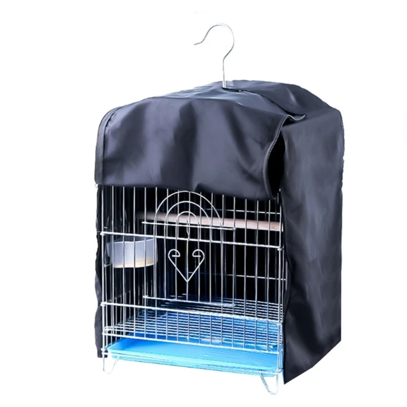 

Bird Cage Cover Good Night Birdcage Shade Light Proof for Up to 33x31x44cm Cage
