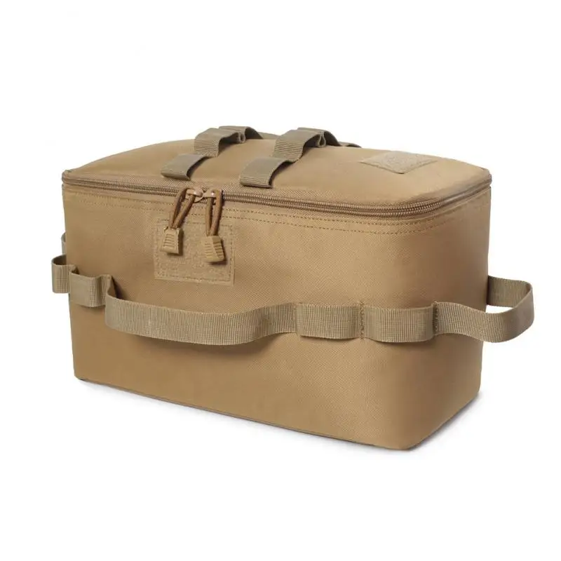 

Outdoor Tank Storage Bag Large Capacity Ground Nail Tool Bag Picnic Cookware Utensils Kit Organizer Gas Canister For Camping