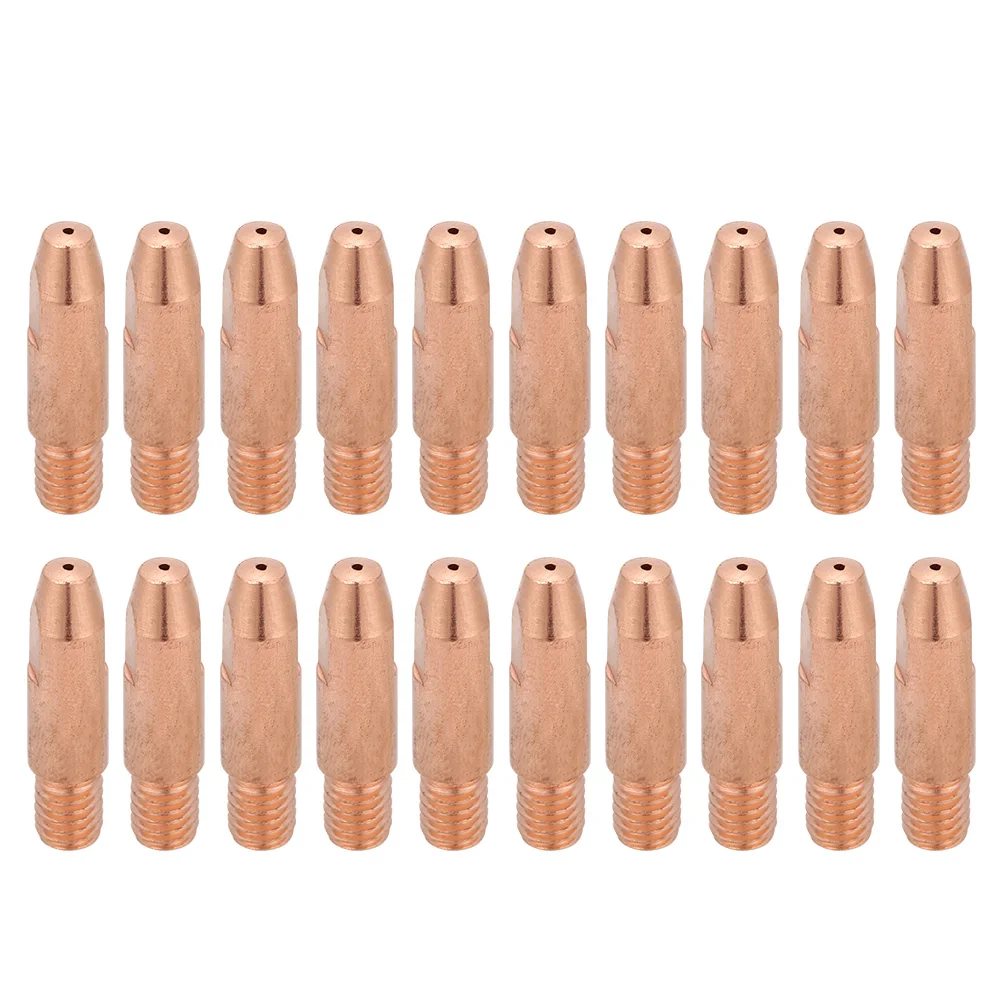 

Медный контактный наконечник M6 для сварочной горелки Binzel 24KD MIG/MAG (1,0 мм), контактный наконечник, 20 шт.