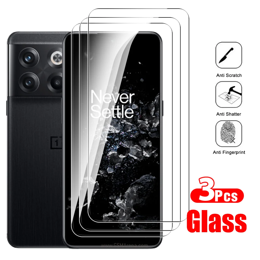 3шт. стекло для Oneplus 10T 5g Защитное закаленное стекло для экрана One Plus 10 T Oneplus10T Полная защитная пленка для мобильного телефона.