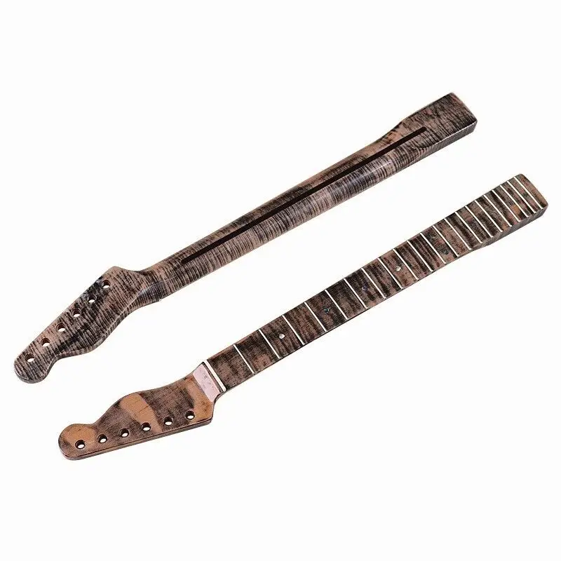 

21 Frets Electric Guitar Neck Canada Maple for DIY Fenders TL Replacement Parts