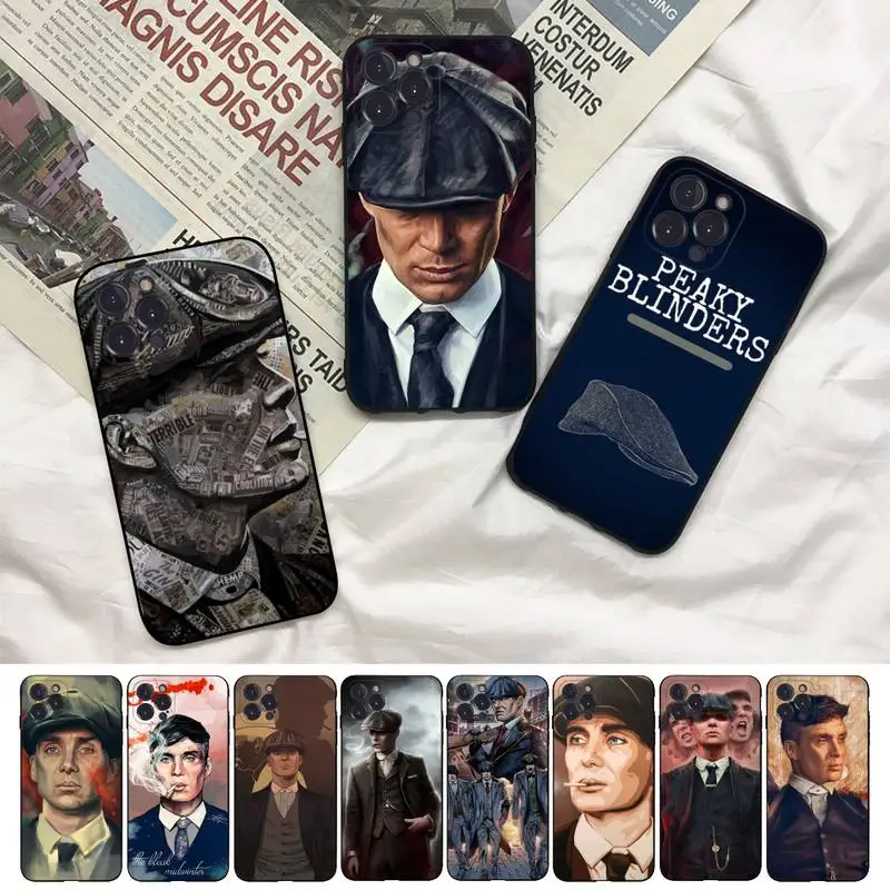 

Peaky Blinders Thomas Shelby Lambskin Phone Case For iPhone 8 7 6 6S Plus X SE 2020 XR XS 14 11 12 13 Mini Pro Max Mobile Case