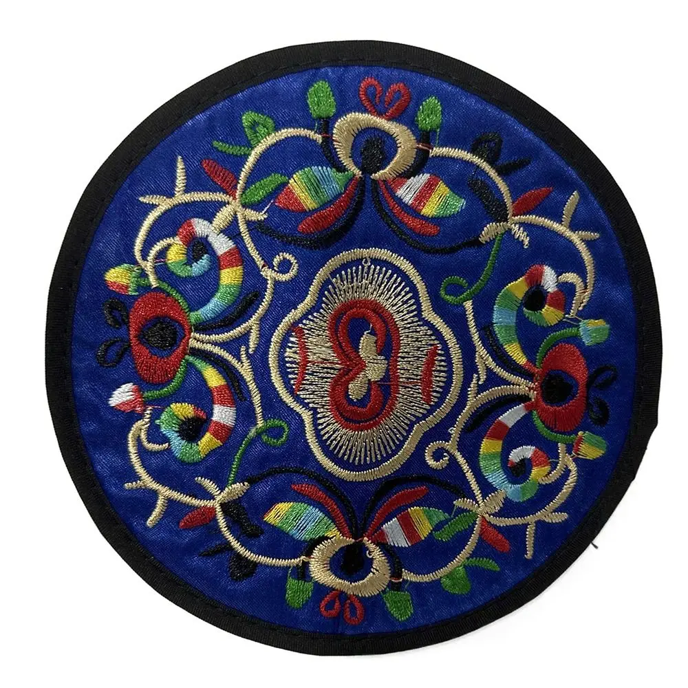 

Этнические круглые коврики для стола из ткани