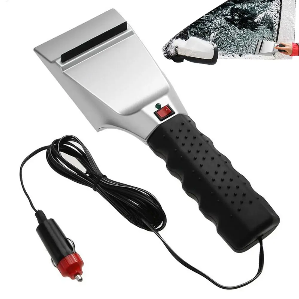 

Comfortable Electric Heated Winter Multi-Functional Cleaning Tool Windshield Defrosting Snow Shovel Car Ice Scraper