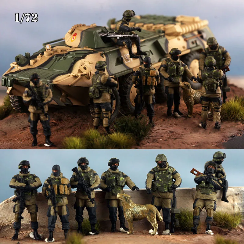 

Готовая модель в масштабе 1/72 Современная Россия Крым 7 солдат фигурка