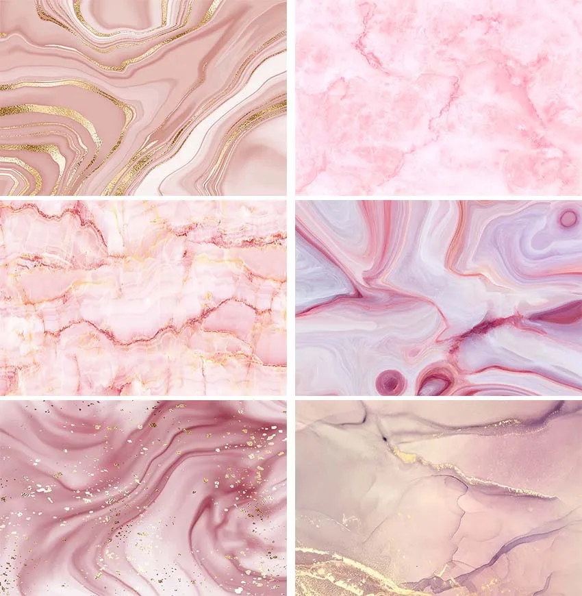 

Розовый фон для фотосъемки с мраморной текстурой, фантазийный камень, еда, детский портрет, фон для фотосъемки, студийный фотозон, Фотофон